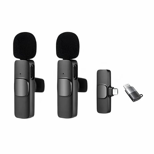 K9 Wireless Microphone Dual Mic 3 In 1 Charge Store